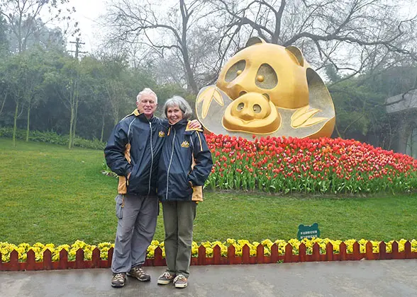 Guests in Breeding and Research Center